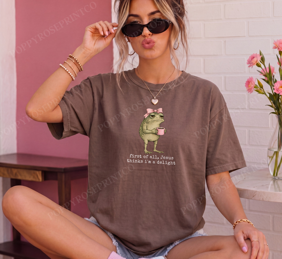 Jesus Thinks I'm a Delight Comfort Colors Shirt