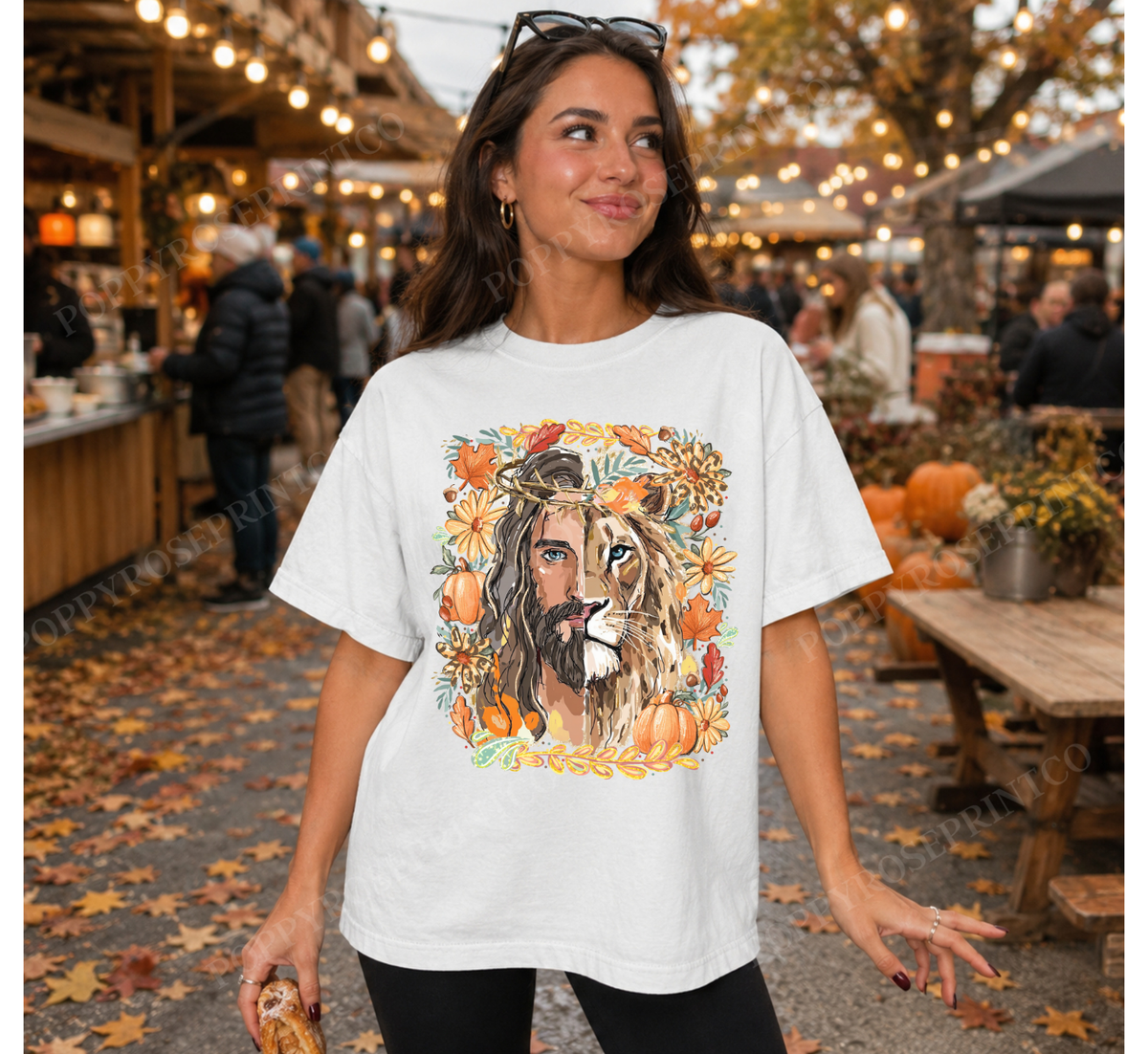 Fall Lion of Judah Comfort Colors Shirt