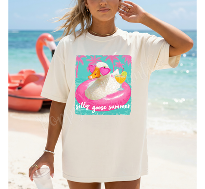Silly Goose Summer Comfort Colors Shirt
