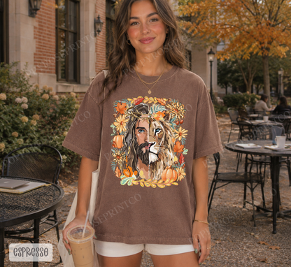 Fall Lion of Judah Comfort Colors Shirt
