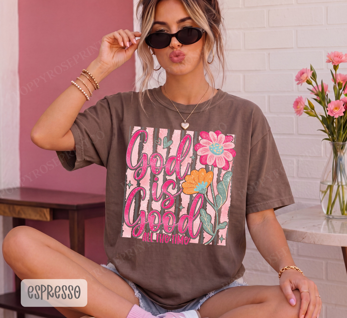God is Good Comfort Colors Shirt