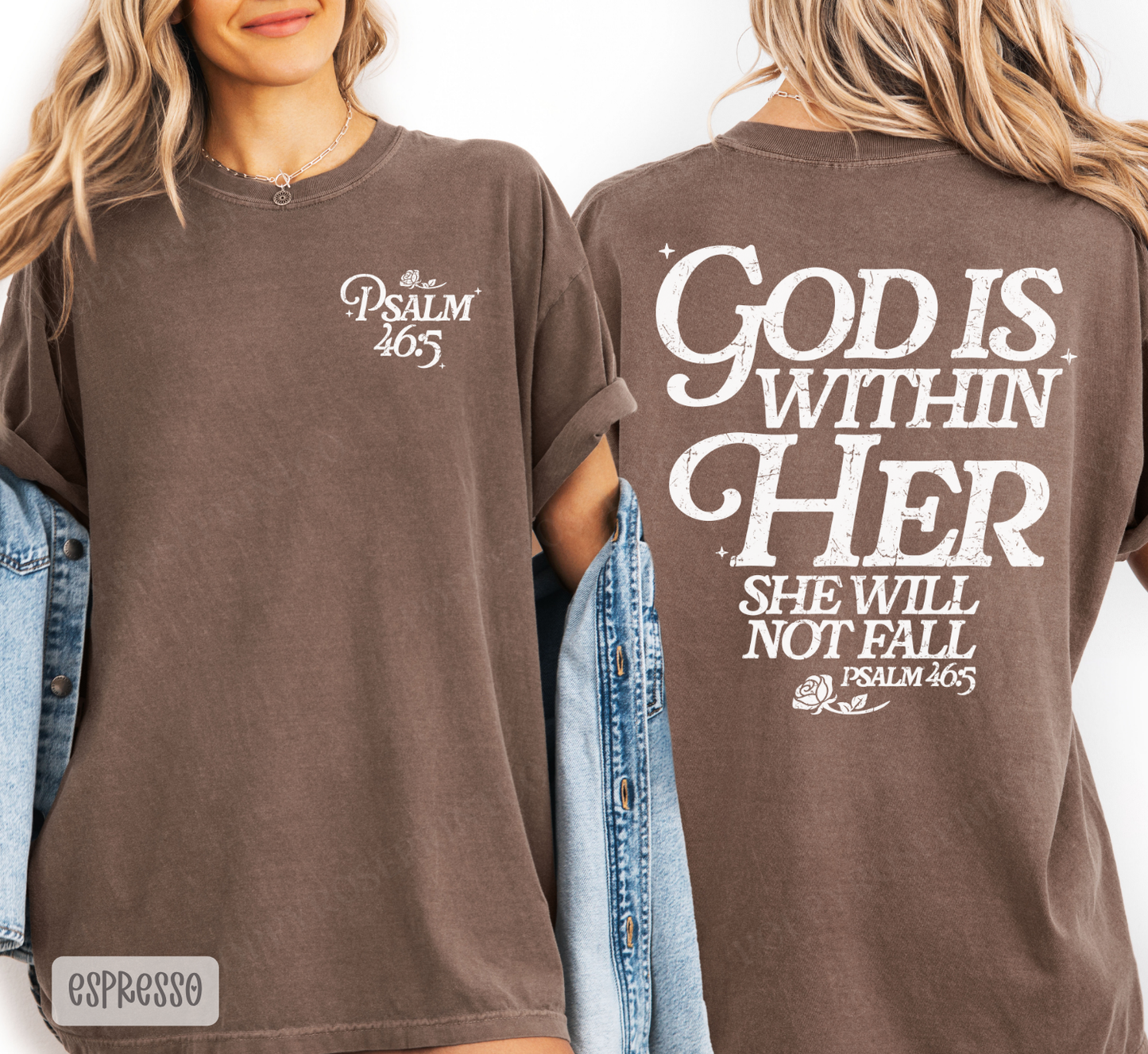 God is Within Her Comfort Colors Shirt