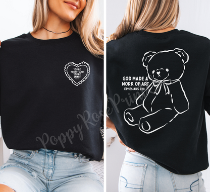 You're Pretty and You're Smart Front & Back Sweatshirt