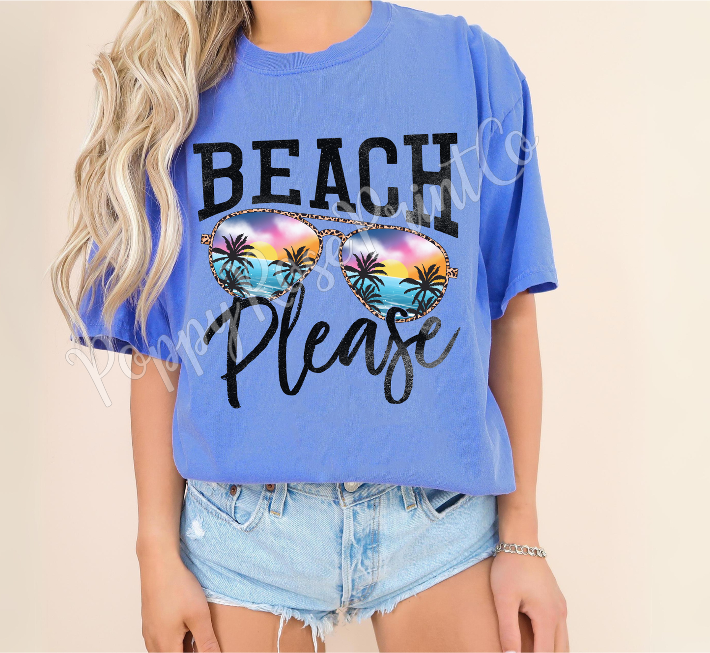 Beach Please Comfort Colors Shirt