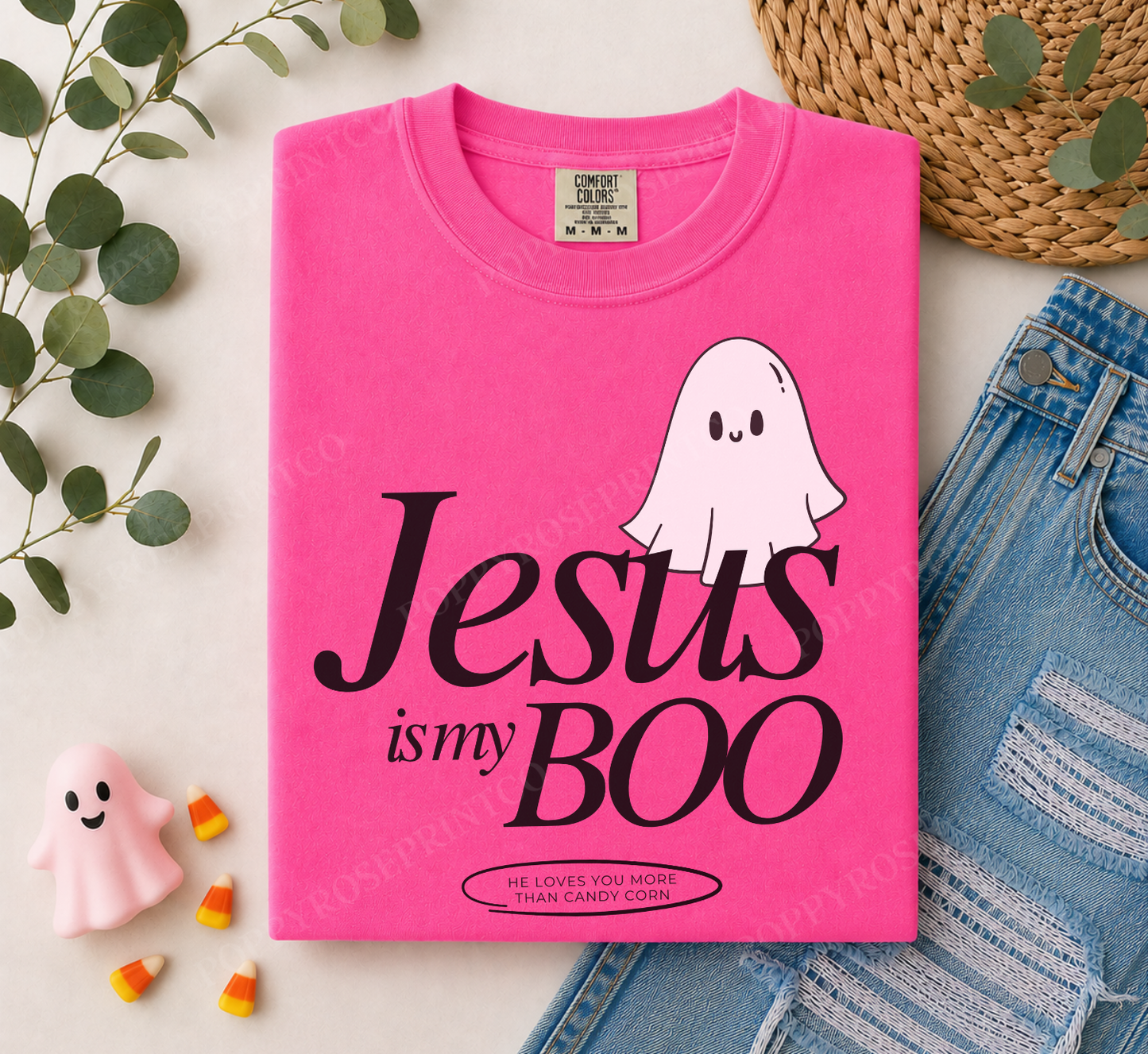 Jesus is my BOO Comfort Colors Shirt